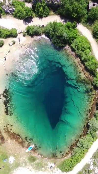 The 'Eye' of the Earth - Cetina River Source, Croatia 🇭🇷