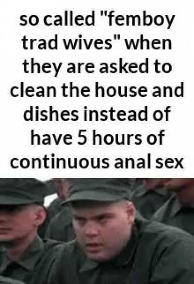 Oh, So you wanna be a trad wife?