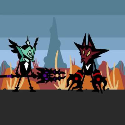 What I imagine when listening to the Patapon 3 ost: