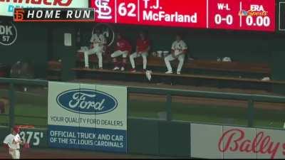 [Highlight] Mike Yastrzemski hits an absolute MOON shot for his 2nd home run of the game