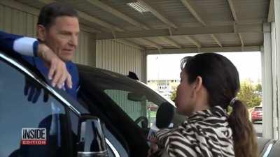 TV preacher Kenneth Copeland's (net worth of $760 million) reaction when asked for his reasoning for needing several private airplanes.