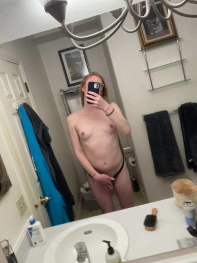 I finally got it on! So happy with my new pussy 👱‍♀️🥹💖