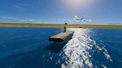 The Coolest Way to Move a Ship to the Sea - The Aircraft Carrier Carrier!