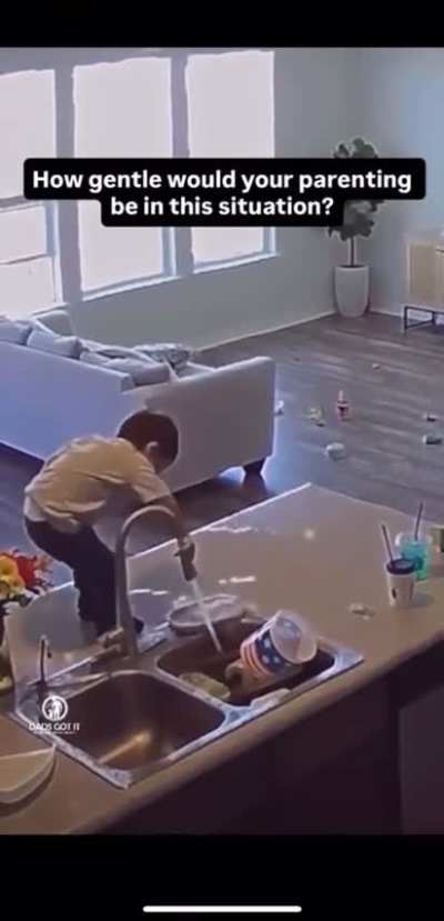 At least the floor will be clean