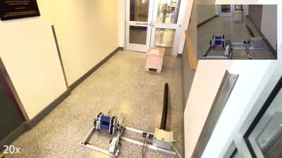 Inspired by vines, a robot developed by MIT and Stanford deploys inflatable tubes that wrap around and then close in a loop, forming a flexible sling to lift heavy or fragile objects, or even people, without damaging them.