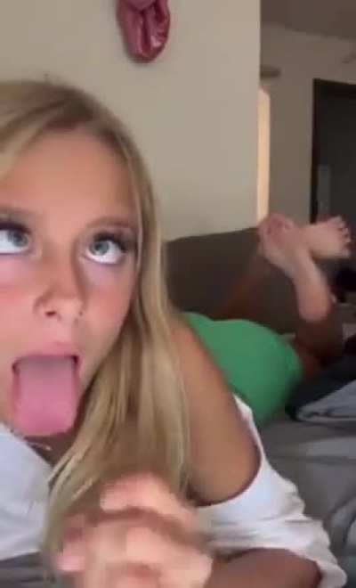 Pretty blonde teen
