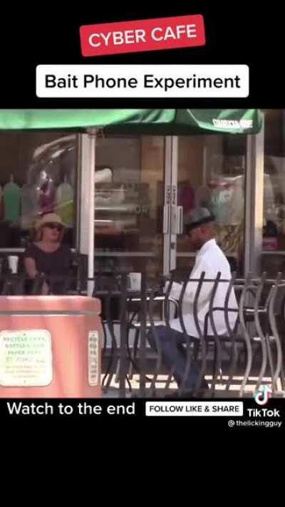 Phone bait experiment