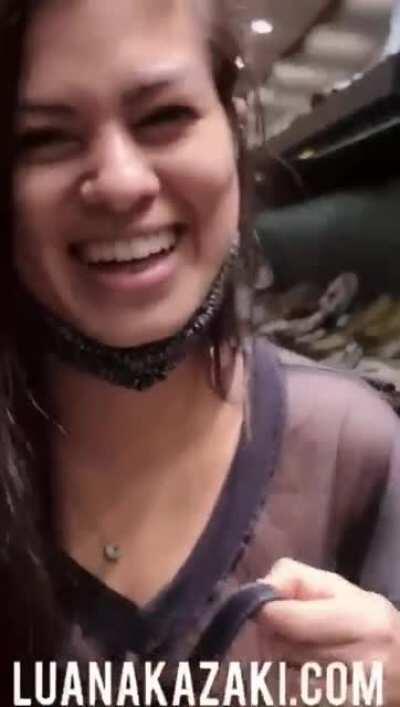 Luana Kazaki no shopping Recife #nsfw