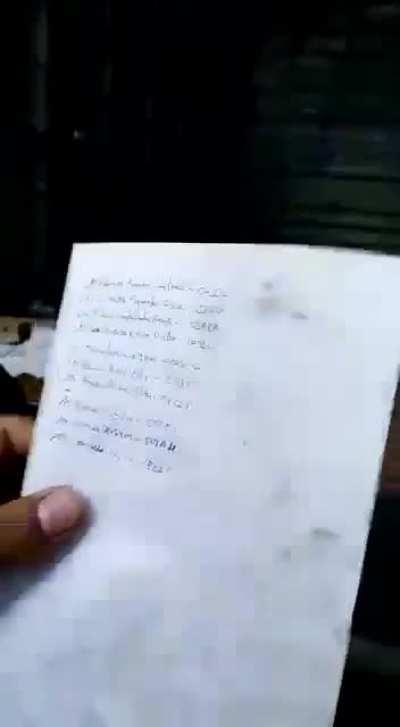 El camión tenía evidencia de sangre y la placa de la policía Cali, Colombia 5/6/21