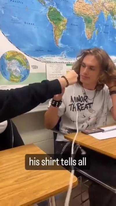 Say what you will about kids today but at least punk is in good hands