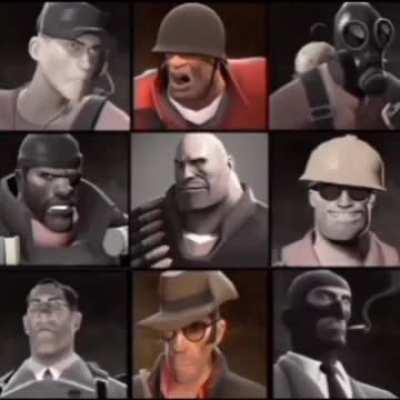 Mercs from TF2 sing human