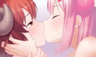 Cute demons kissing [najar]