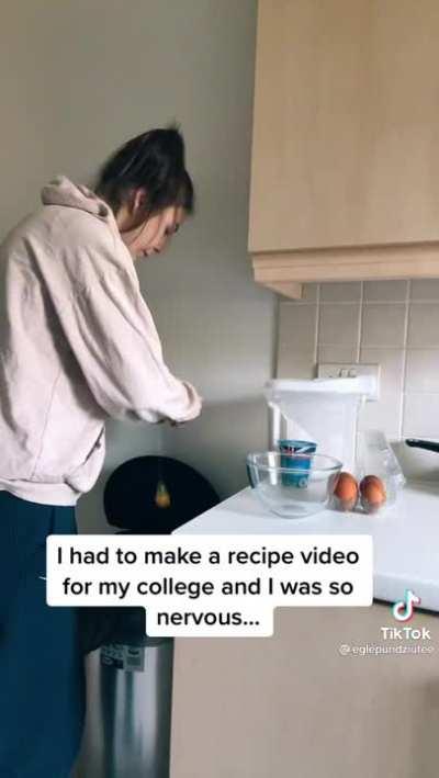 We'll at least she needed on egg