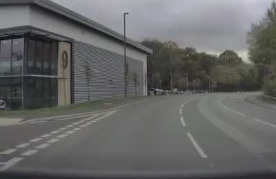 Incoming moron from the right