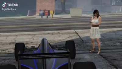 Never step on a mans car