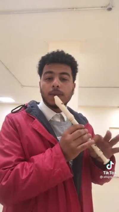 Beatboxing with a recorder
