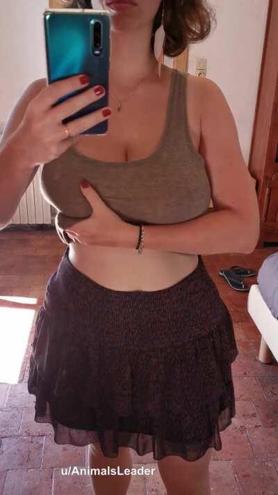 Can you guess how stacked I am or you need to feel them?