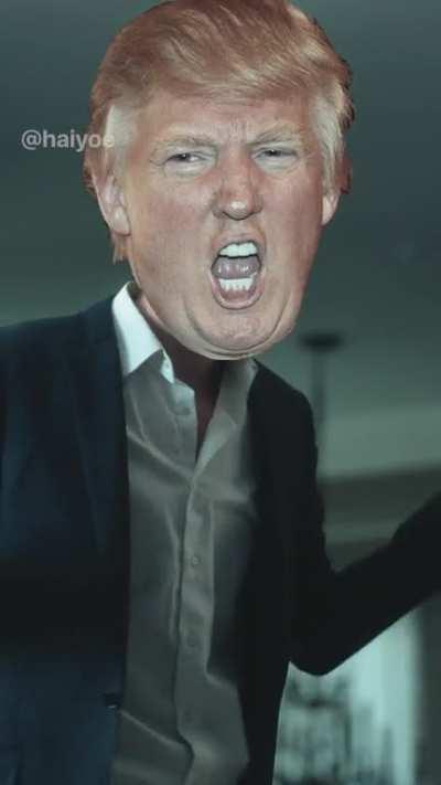 trump and biden change a lightbulb