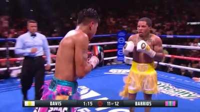 Gervonta Davis timing the left hand to the body