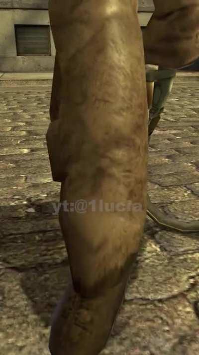 eli buckles his shoe