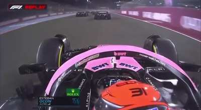 Ayer en la carrera de F1 lo chocaron a Franco Colapinto. Él NO lo chocó a Ocón. 