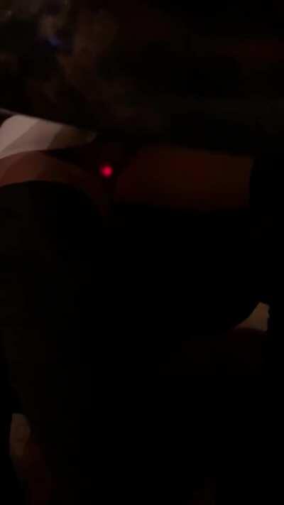 [FM] Sometimes I bring my toy to dinner 😏