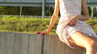 Flashing Pussy In The City