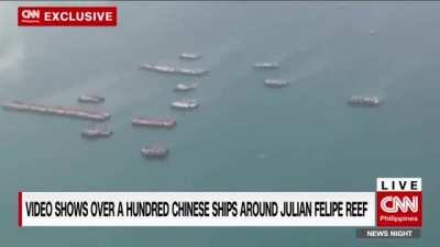 China's aggressive invasion of Philippine waters.