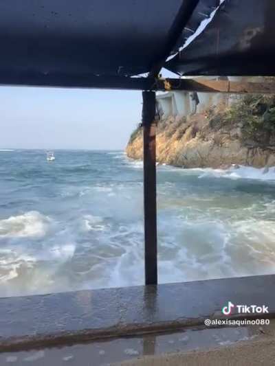 Just watching the waves