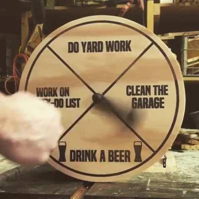 I made a chore wheel