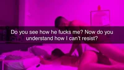 My big latin bull pounds the fuck out of me while hubby sits at home jerking it