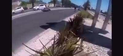 I think this belongs here, is not a car but still idiot. Portugal roads.