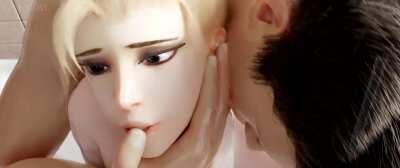 Mercy Shower Time, (GnomFist) [Overwatch]