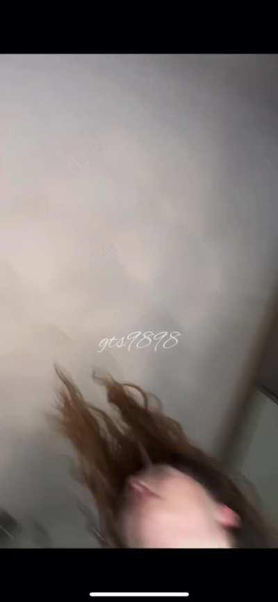 Watch me strip with the flick of my hair