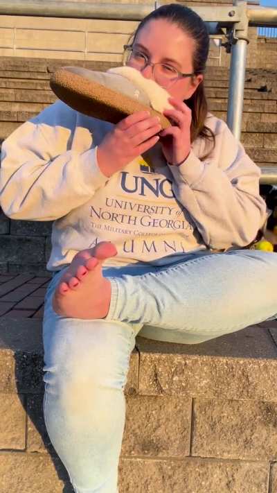 I love my stinky feet