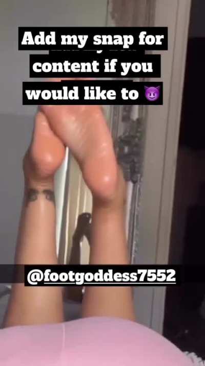 Foot fetish 