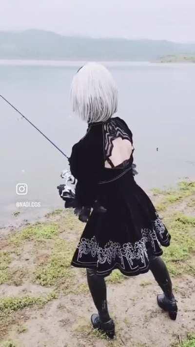 I went fishing as 2b