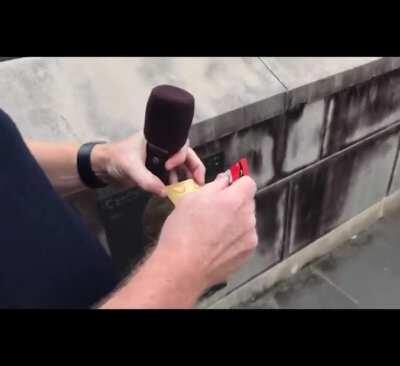 The Catholic Church accused us of faking the plaque, so we decided to provide them with some evidence they can't deny