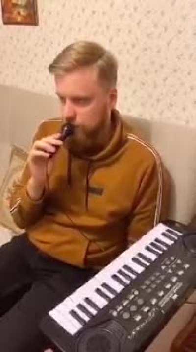 Russian train announcer