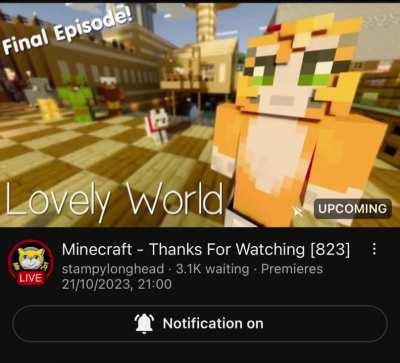 Brace yourselves. The end is nigh. 