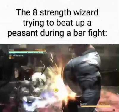 It doesn't matter if they have 4 hit points if your fists do 0 damage