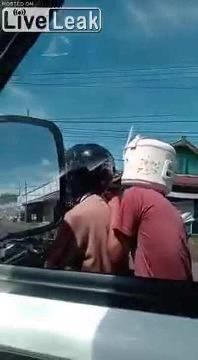 Homemade helmet