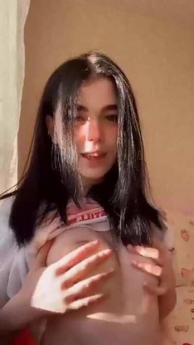 Adorable Reveal Before Spanking Her Amazing Ass