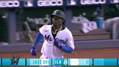 [Highlight] Jazz Chisholm blasts 3 run shot