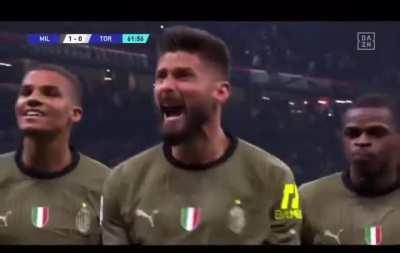 Olivier Giroud's Celebration