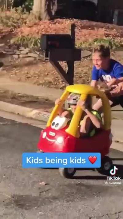 This is what they mean by boys will be boys