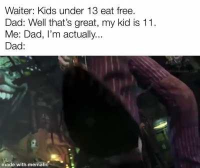 You don’t want to eat for free?