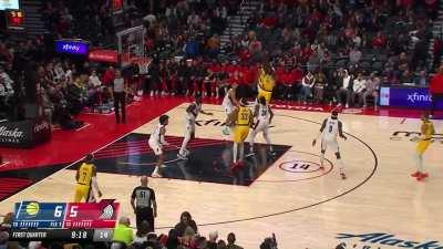 [Highlight] Pascal Siakam knocks down his first shot as an Indiana Pacer