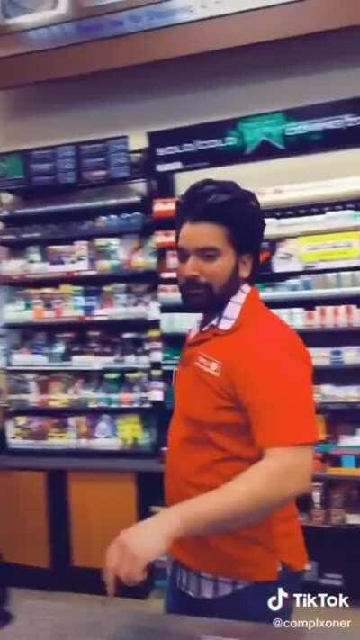 Singing stereotypical indian music in public