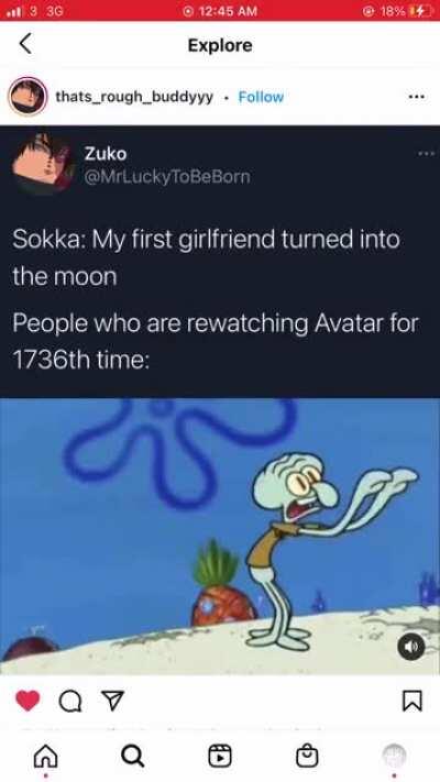 “That’s rough buddy”